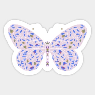 Blooming Butterfly Sticker